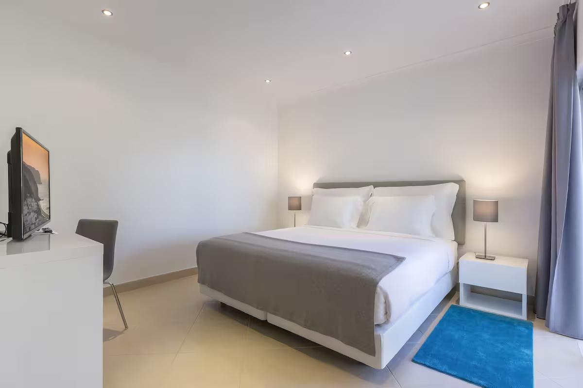Double bed suite at Salema Beach Village