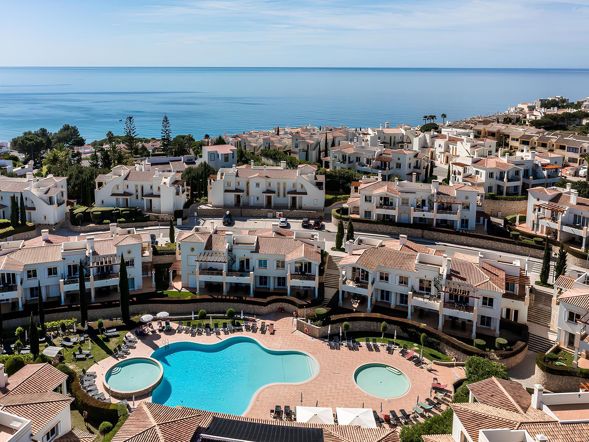 Overhead view of Salema Beach Village