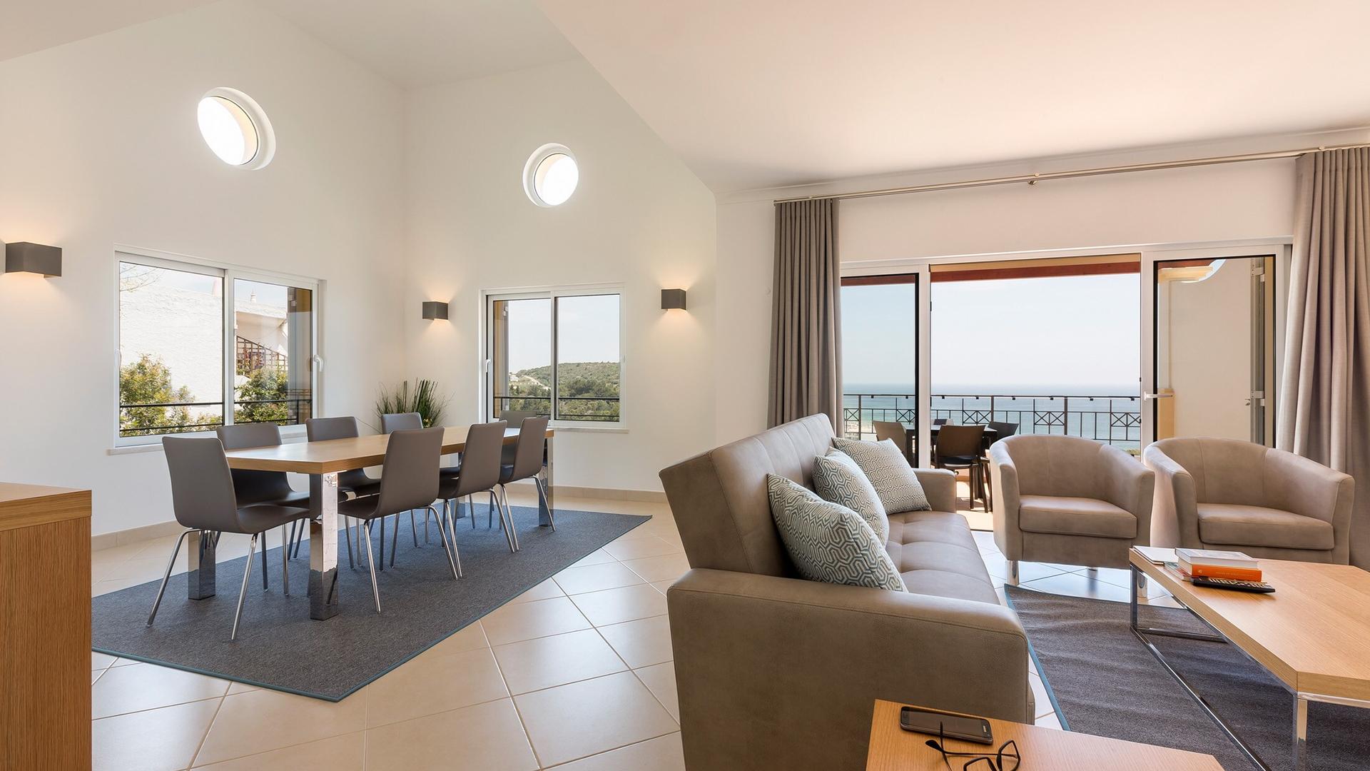 Living room as part of a suite at Salema Beach Village