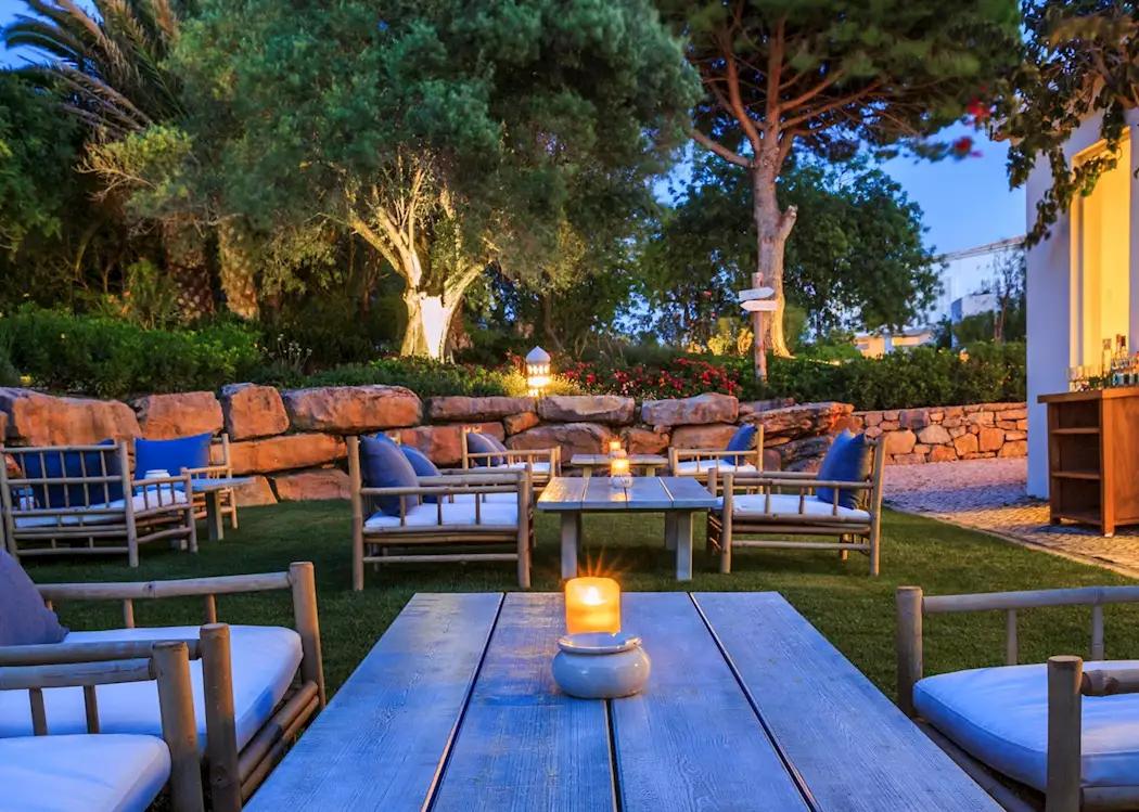 Outdoor lounging area at Octant Hotel Vila Monte