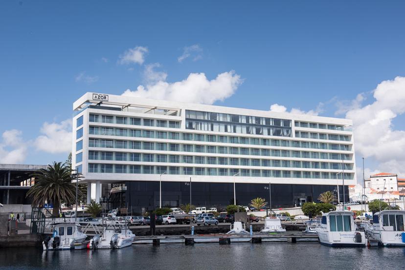 Panoramic view of the oceanfront Octant Hotels Ponta Delgada