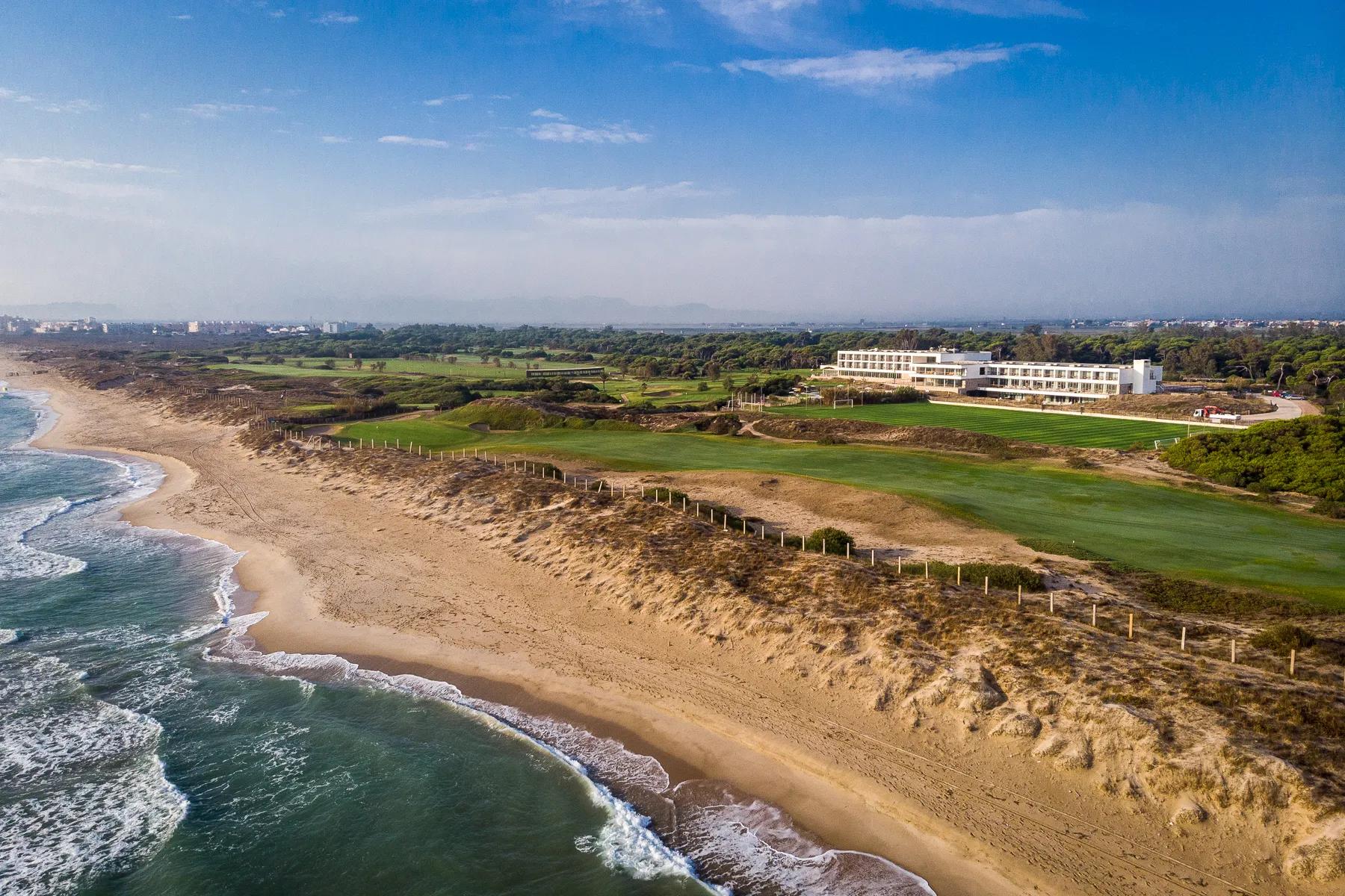Panoramic view of the coastal Parador El Saler