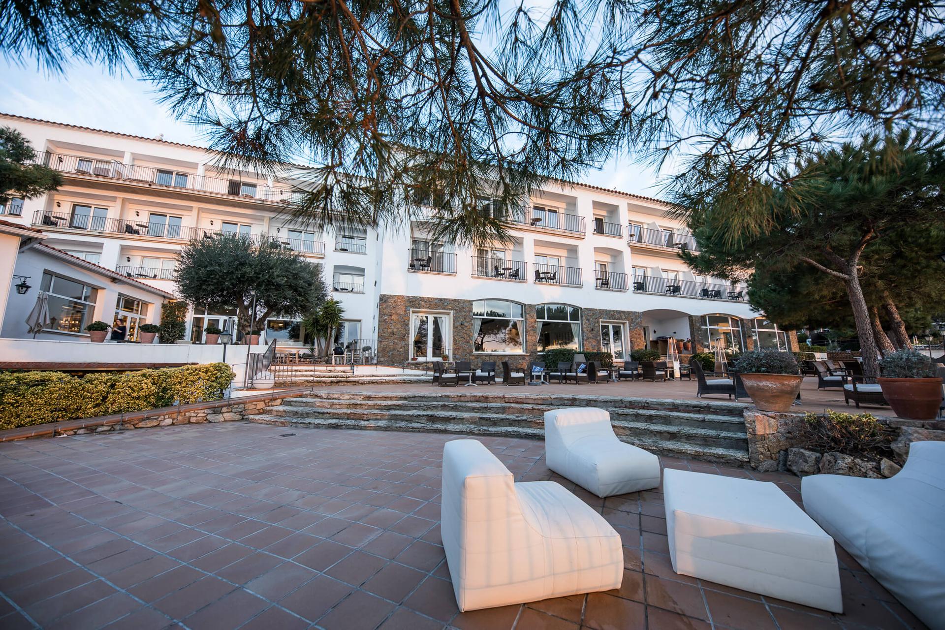 Panoramic view of the Park Hotel San Jorge & Spa building