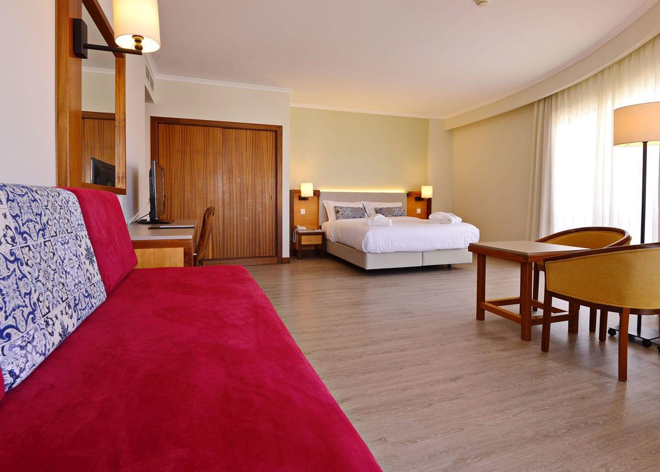 Double bed suite at Real Bellavista Hotel & Spa