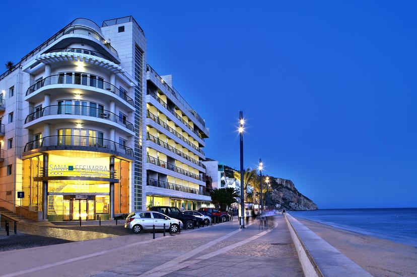 Panoramic view of the SANA Sesimbra Hotel building