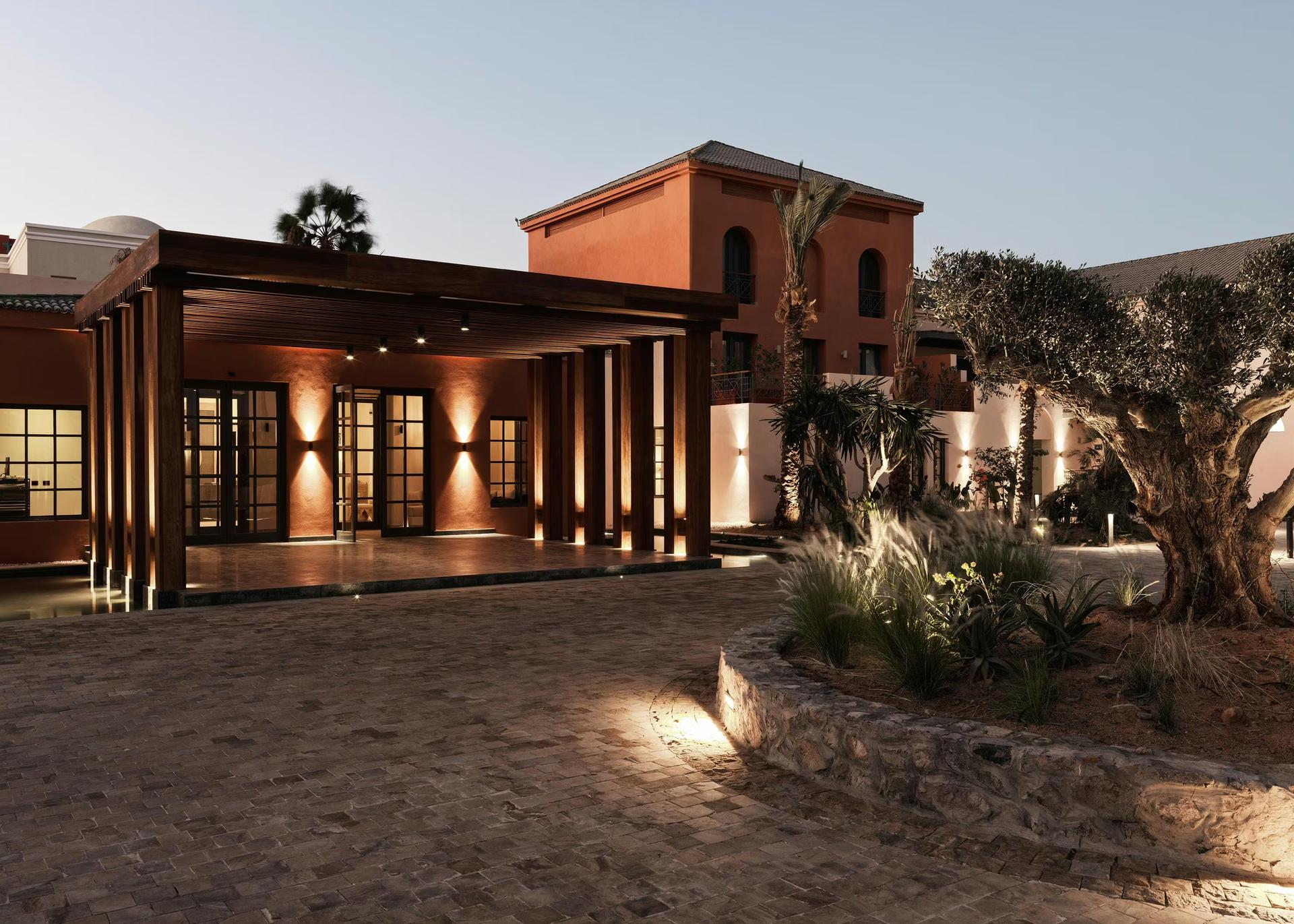 One of the buildings at The Chedi El Gouna