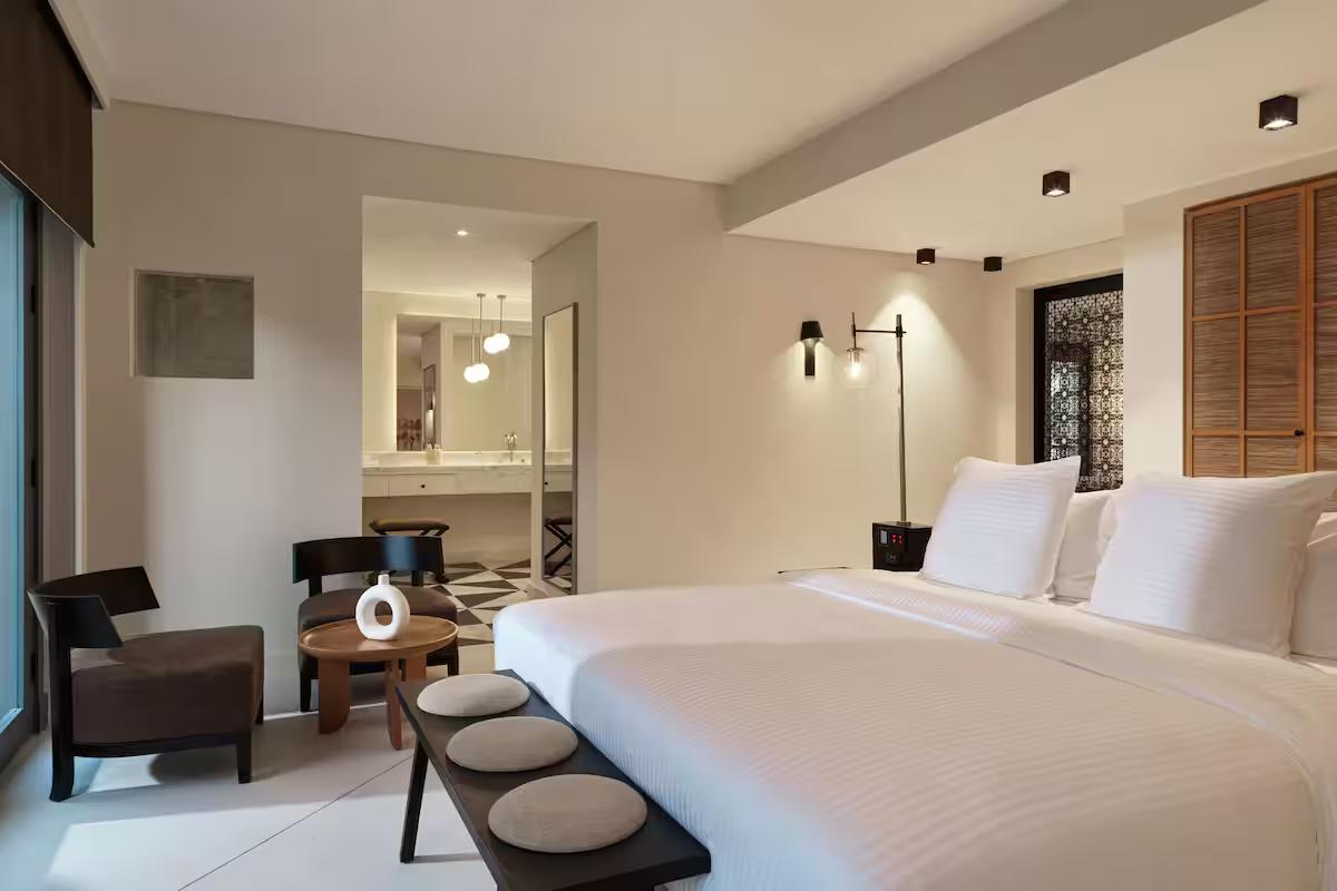 Double bed suite at The Chedi El Gouna