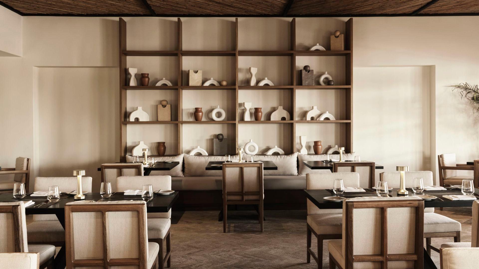 Indoor dining at The Chedi El Gouna