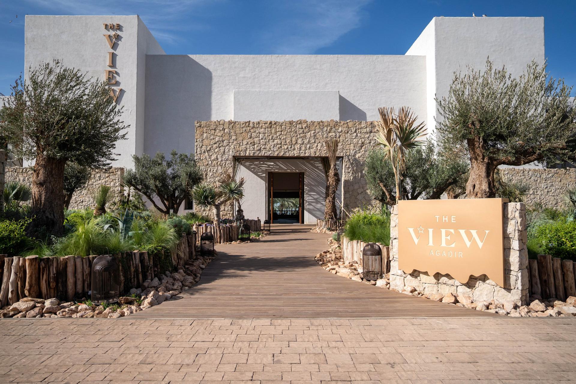 Front entrance to The View Agadir
