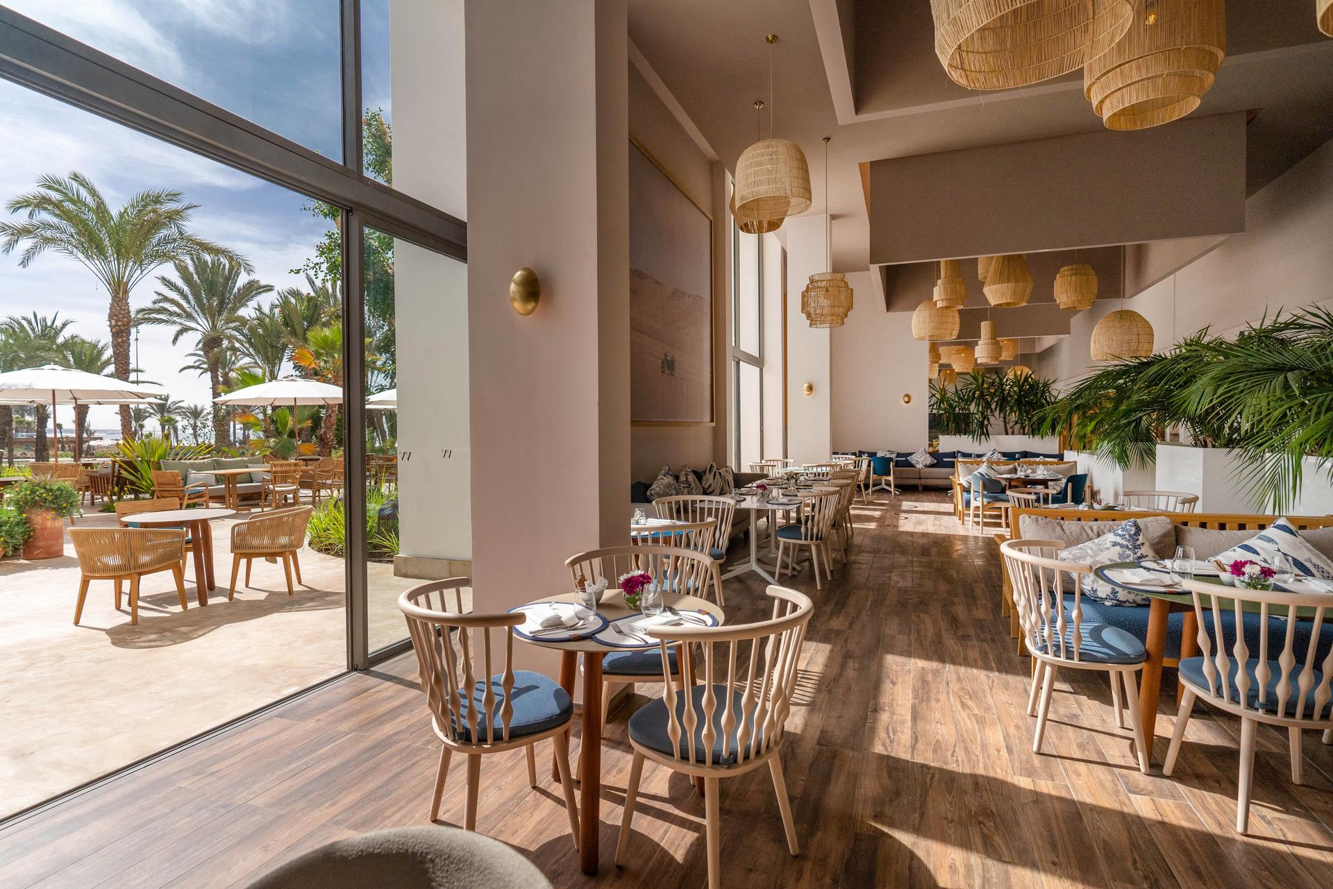 Indoor & outdoor dining area at The View Agadir