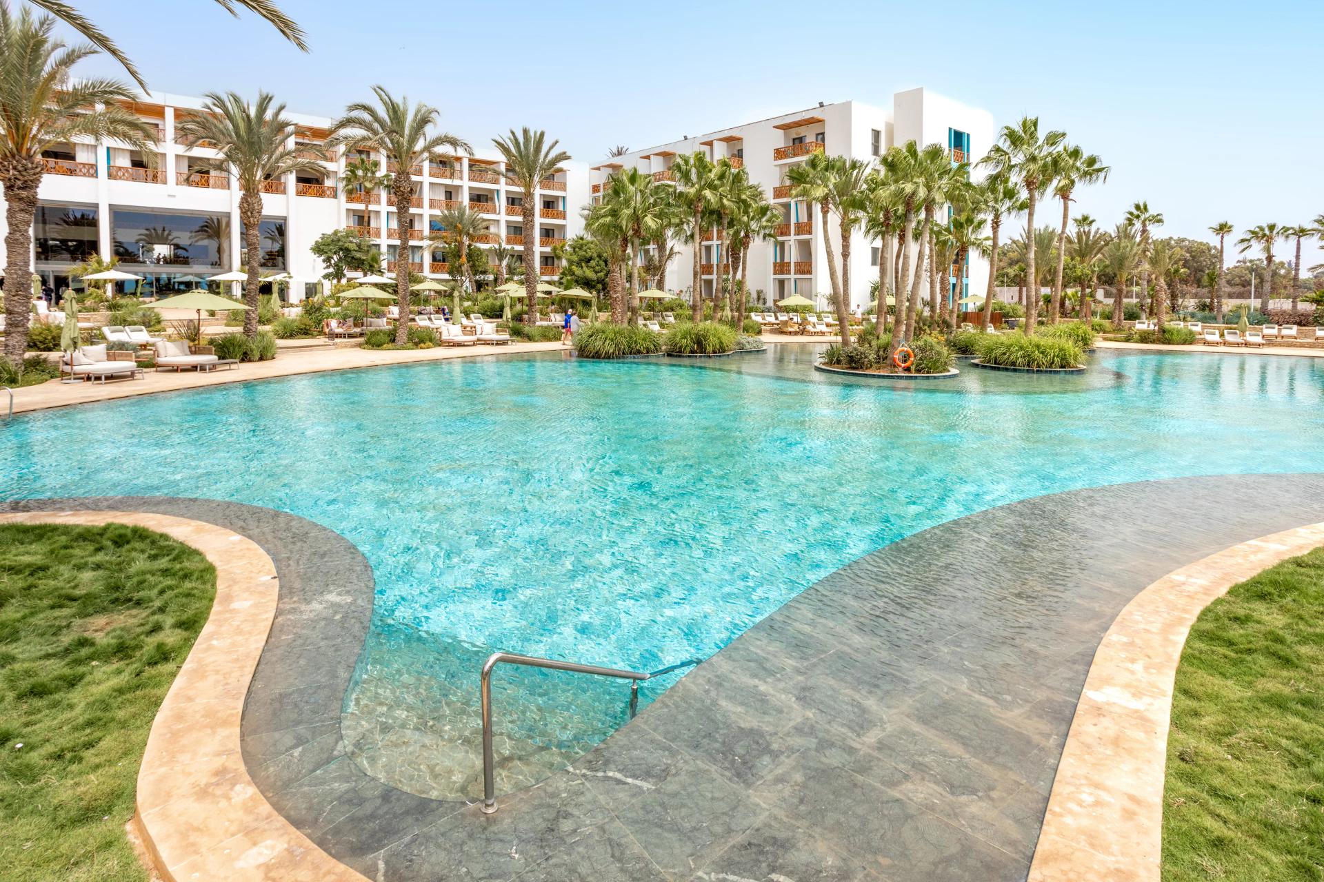 Outdoor swimming pool at The View Agadir