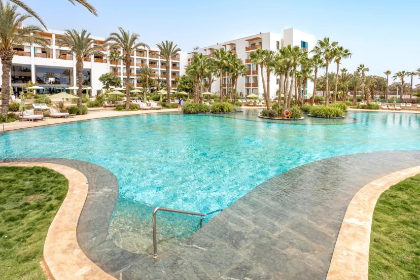 Outdoor swimming pool at The View Agadir