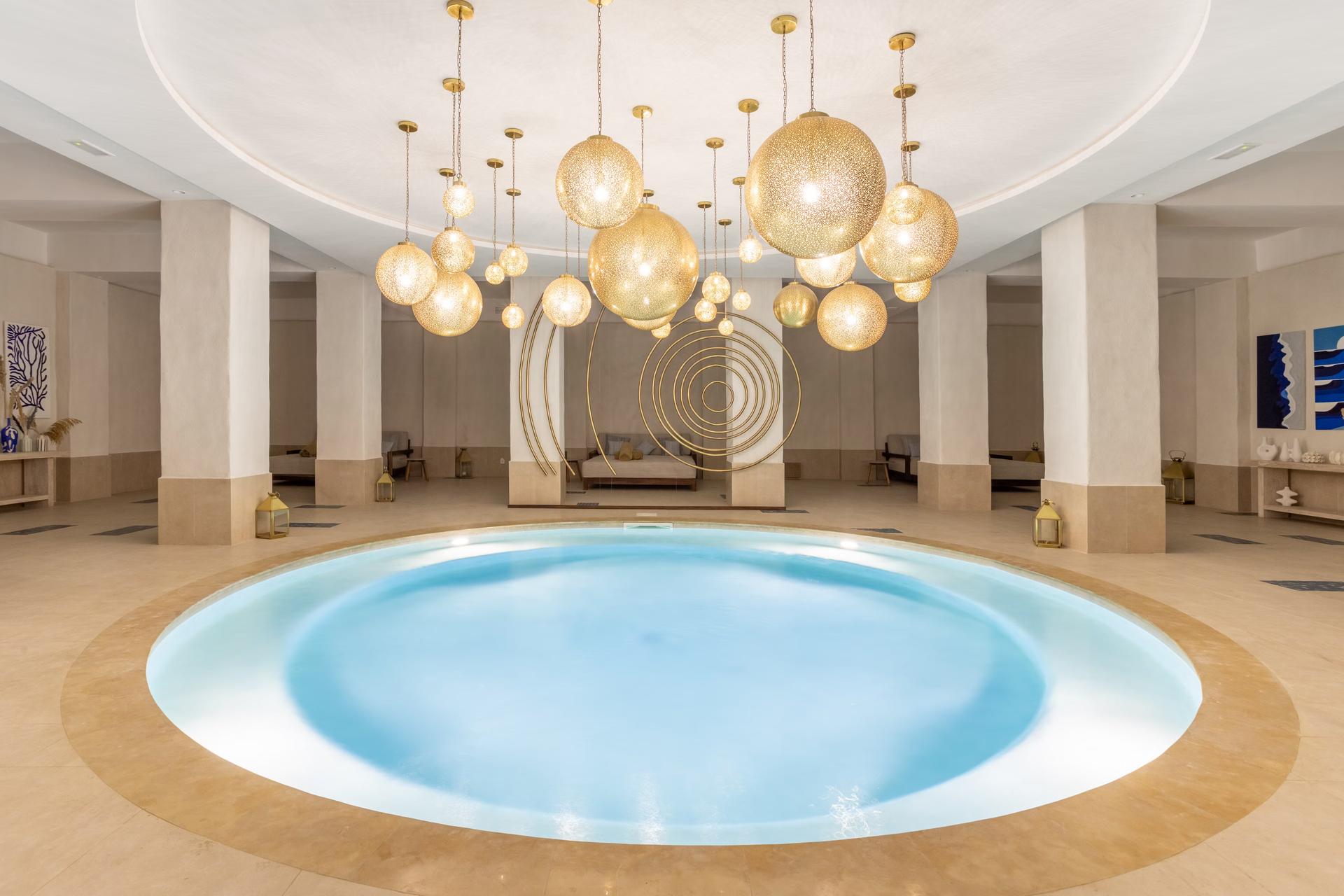 Indoor jacuzzi as part of the spa facilities at The View Agadir