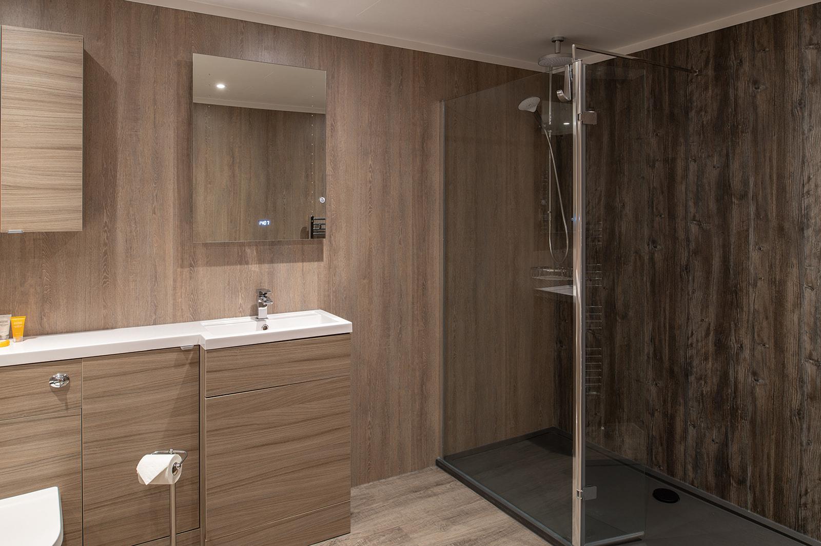 Luxurious bathroom as part of a suite at Fairfield House Hotel
