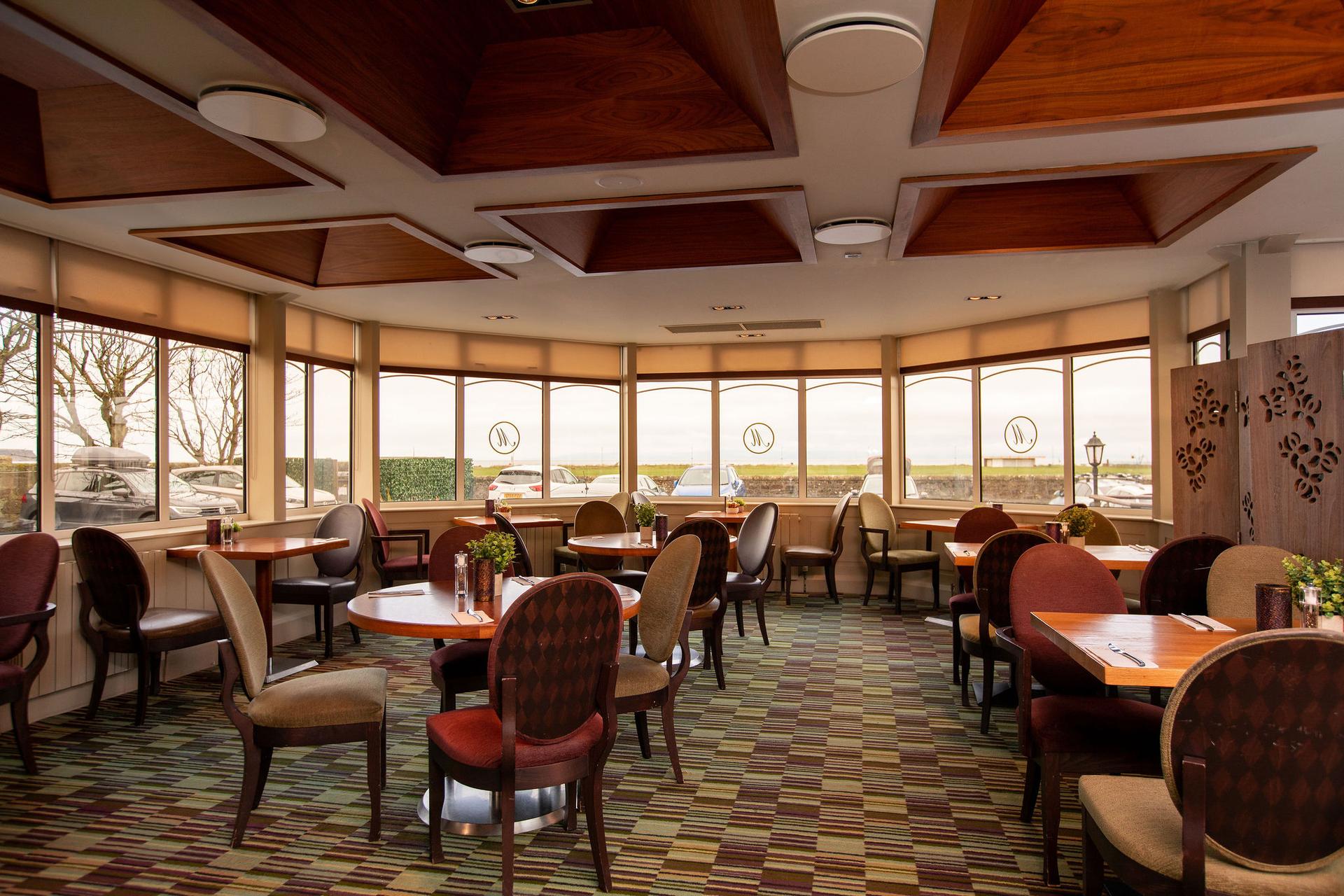 Indoor dining at Fairfield House Hotel