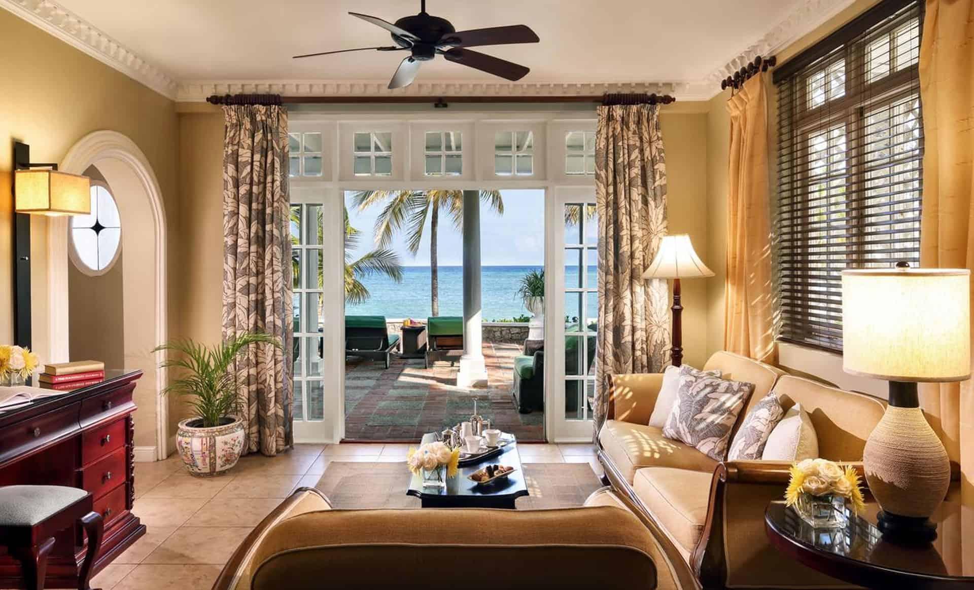 Living room as part of a villa at Half Moon