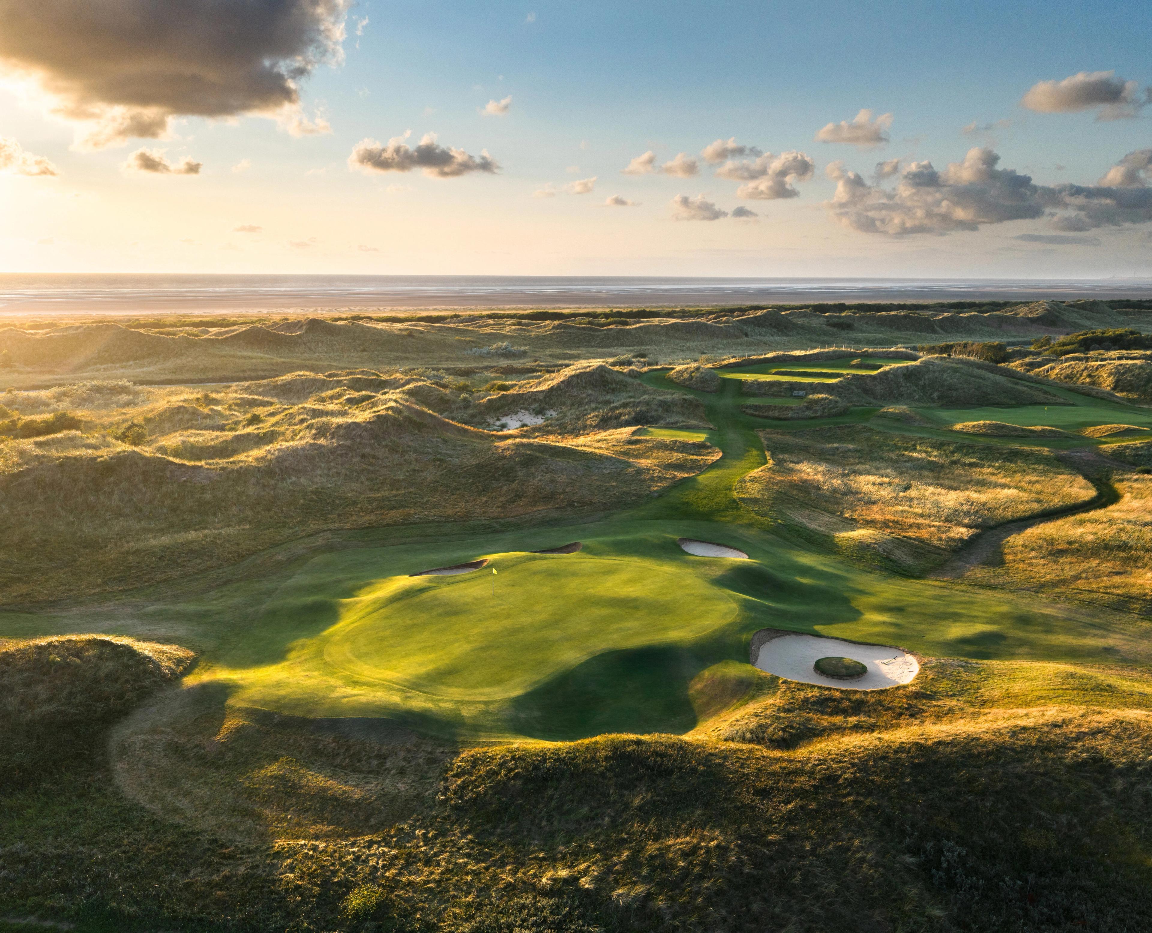Overhead view of Royal Birkdale Golf Club