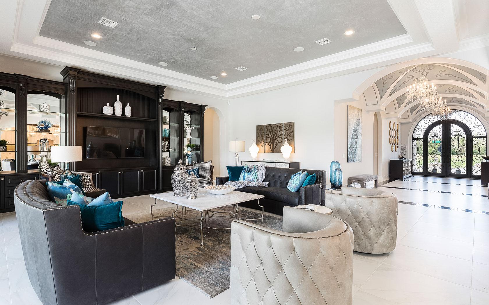 Living room as part of a villa at Reunion Resort