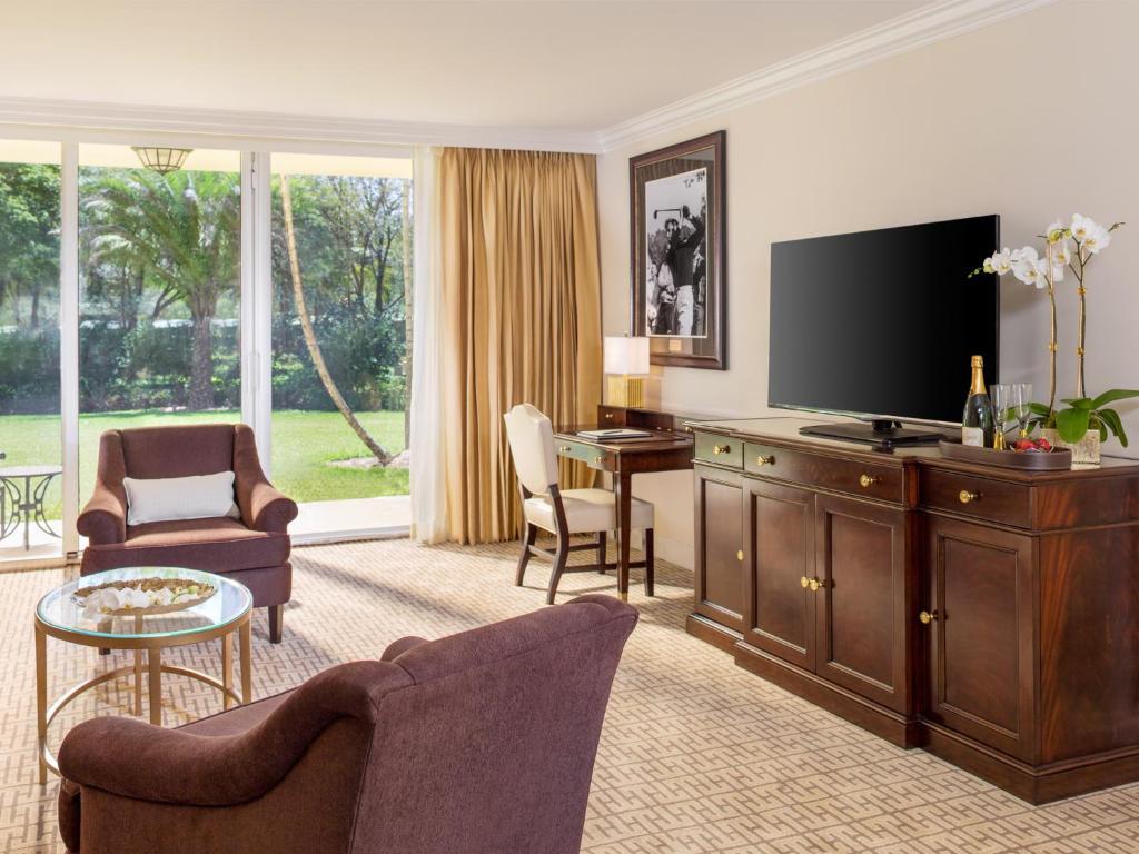 Lounging area as part of the Trump Doral resort