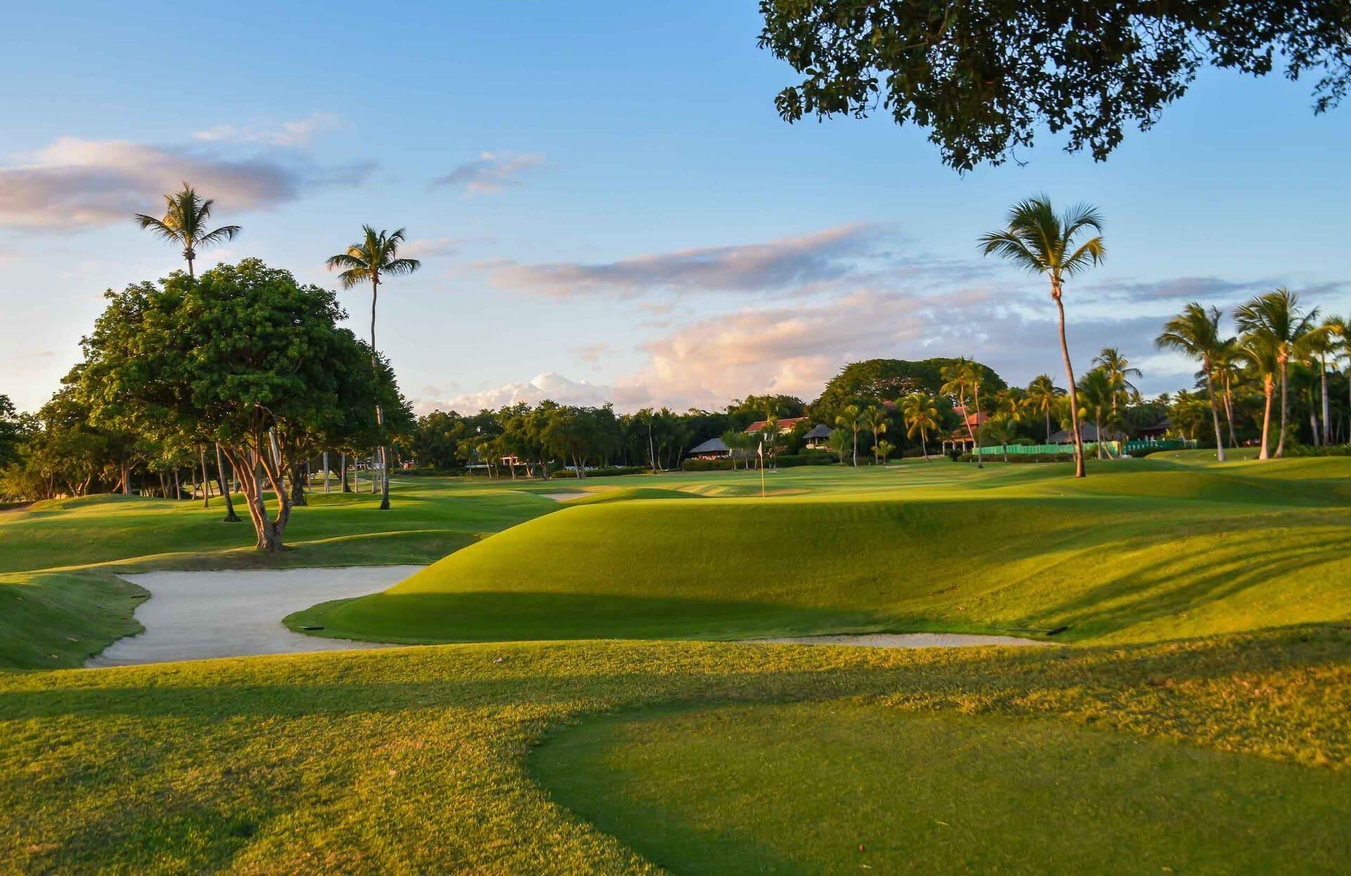 Well maintained fairway at the Casa de Campo