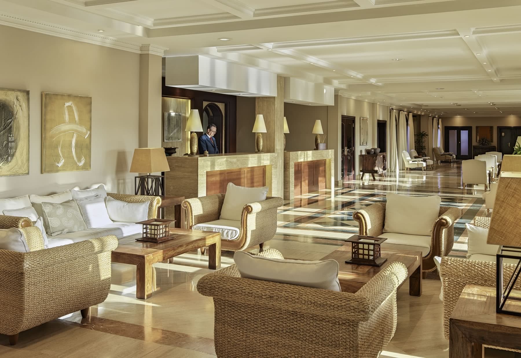 Indoor reception area