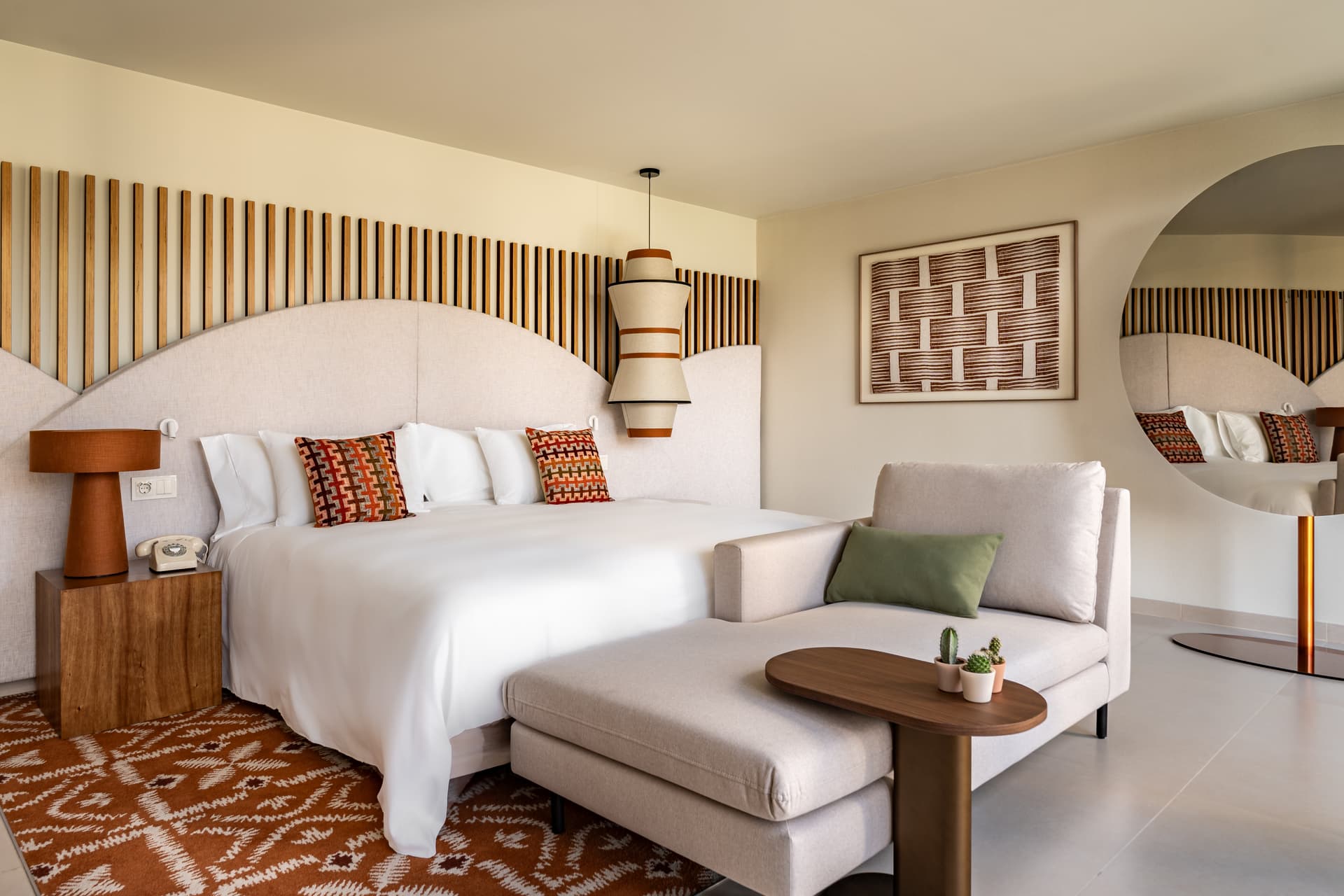 Spacious double bed suite at Kimpton Atlantico Algarve