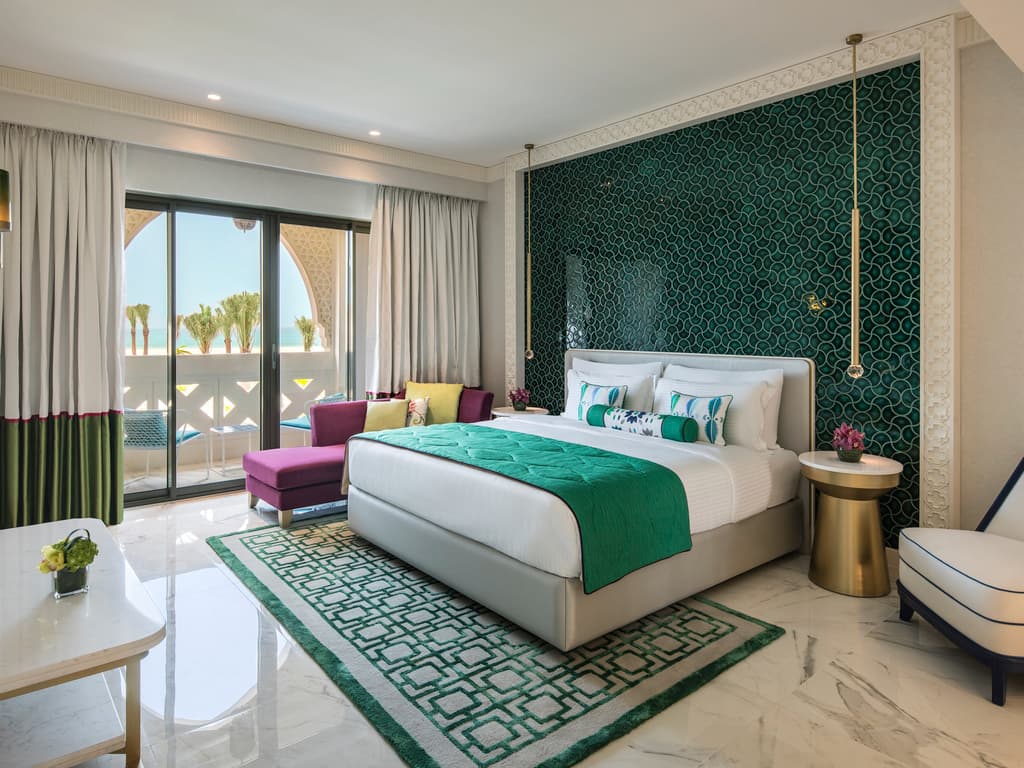 Double bed suite at the Rixos Premium Saadiyat Island