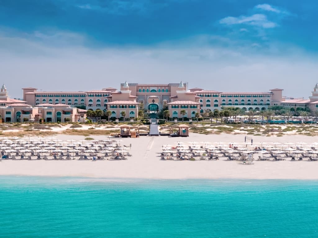 Panoramic view of the beachfront Rixos Premium Saadiyat Island