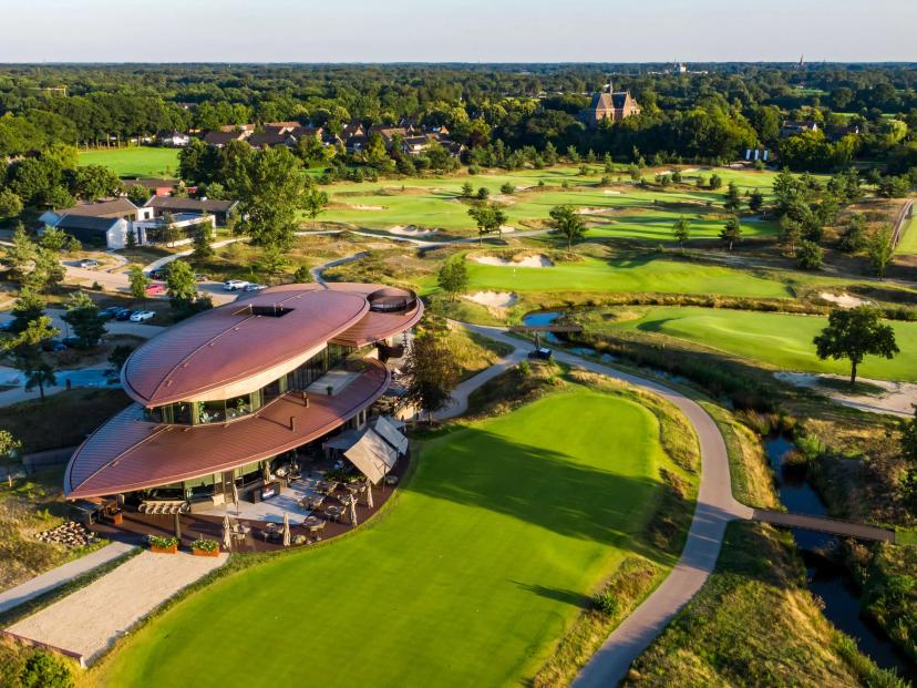 Overhead view of the Bernardus Lodge