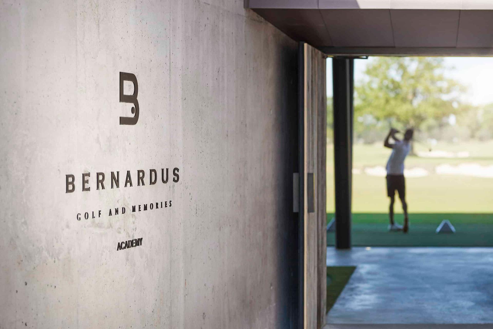 Driving range at the Bernardus Lodge