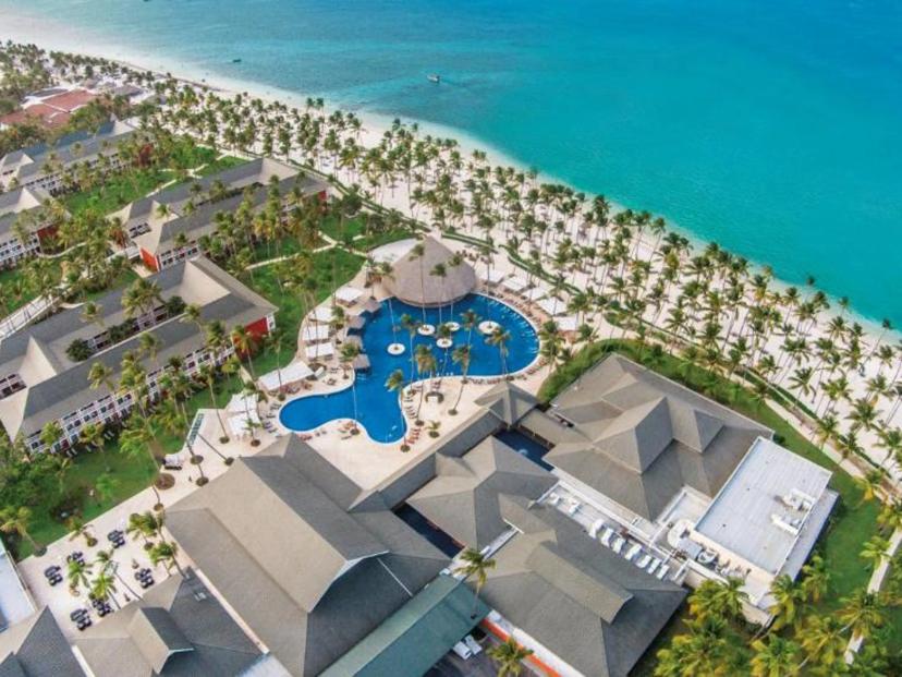 Aerial view of the Barcelo Bavaro Beach