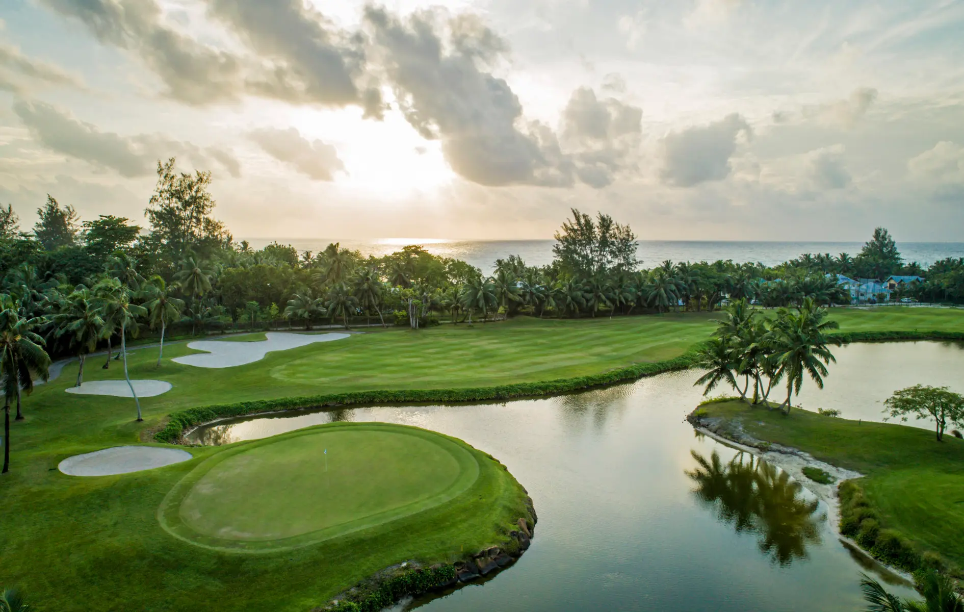 Island green at Lemuria Golf Club
