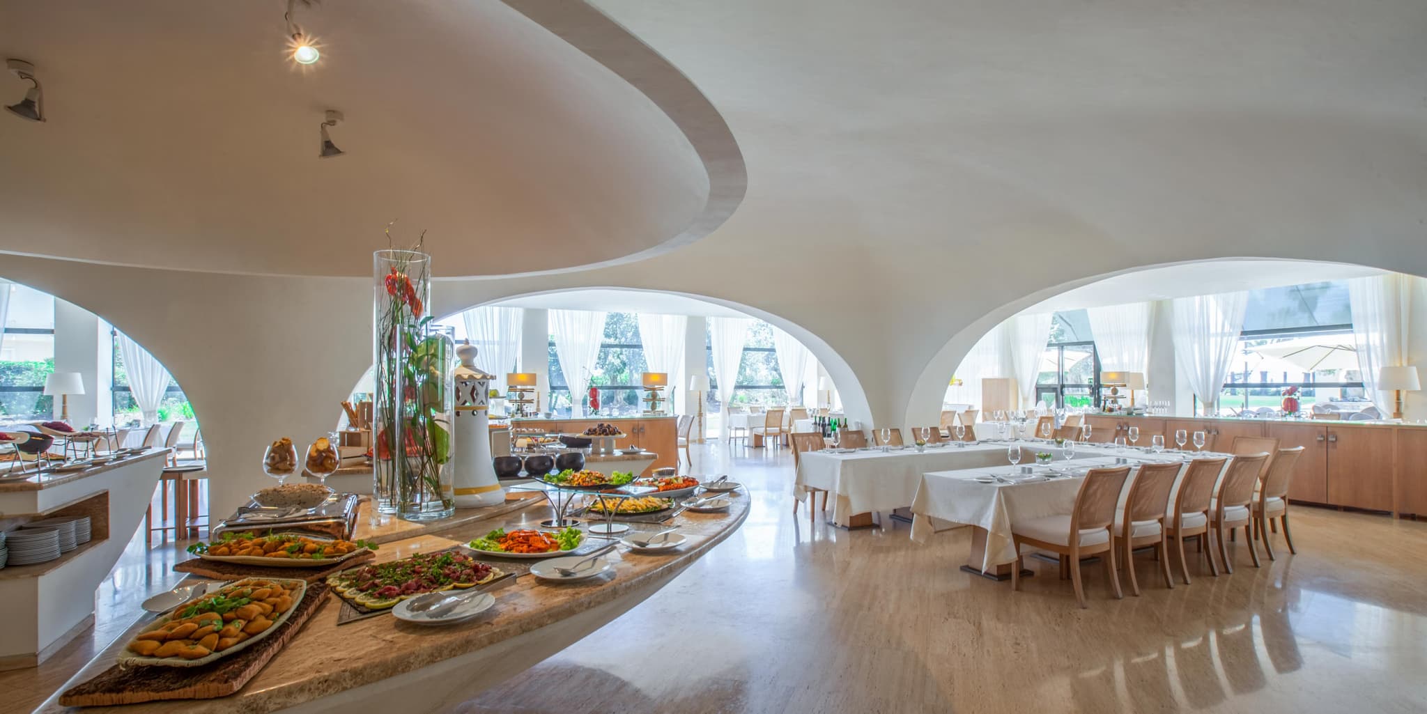 Dining room at the Crowne Plaza Vilamoura