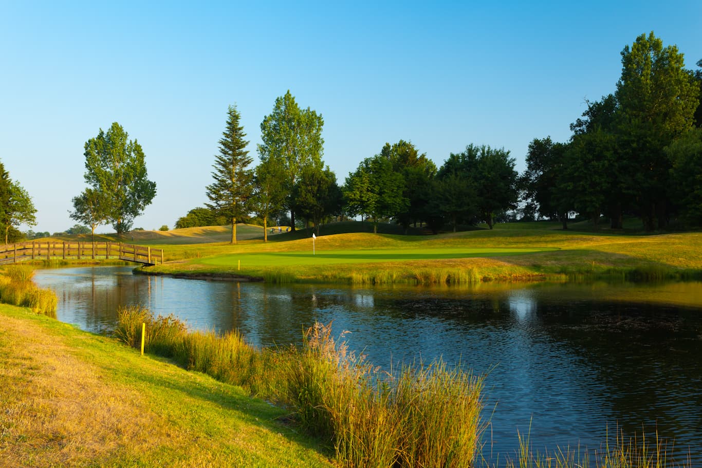 Panoramic views of the Dunston Hall Hotel Spa & Golf Resort course