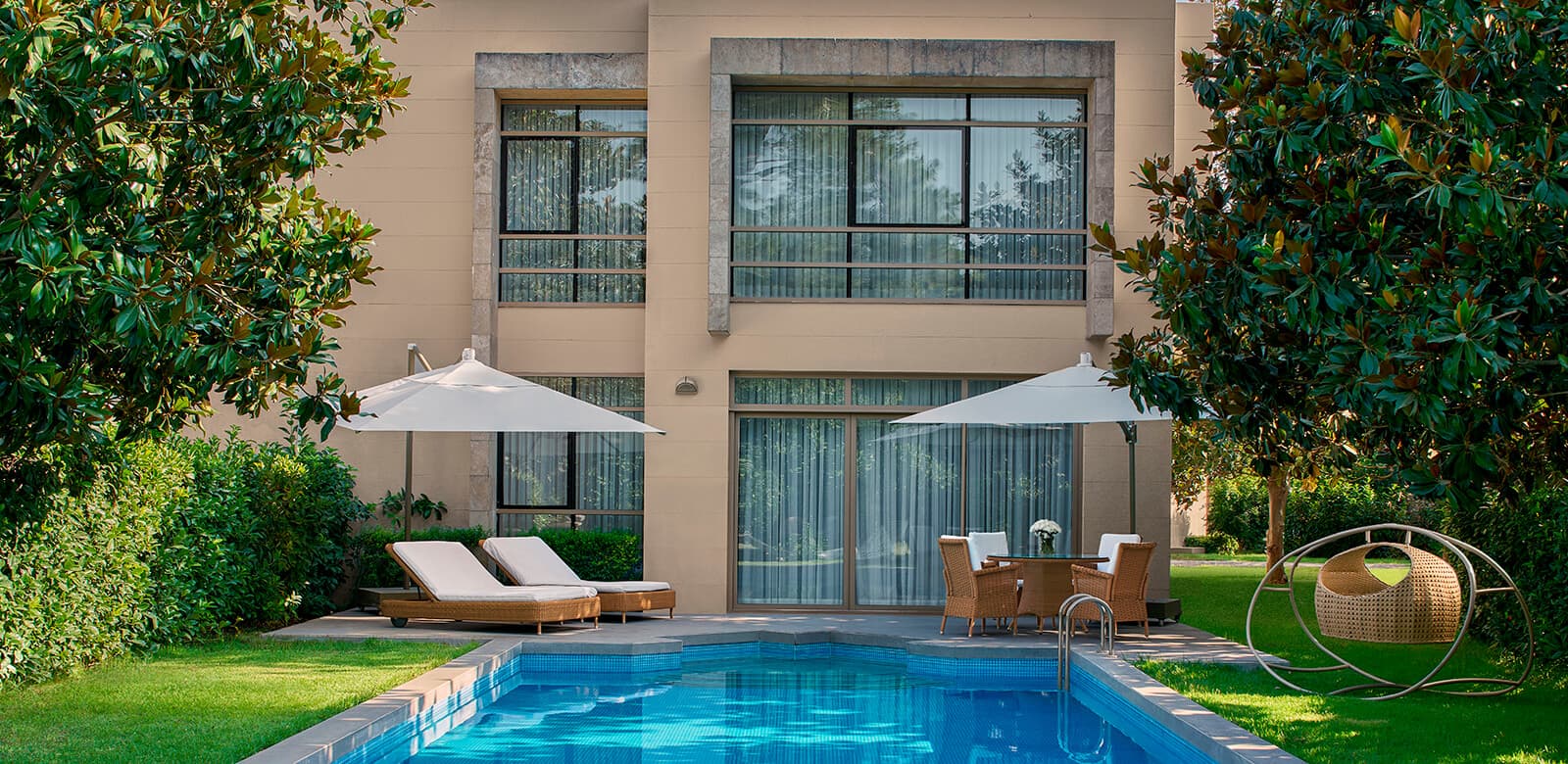 Private villa with swimming pool