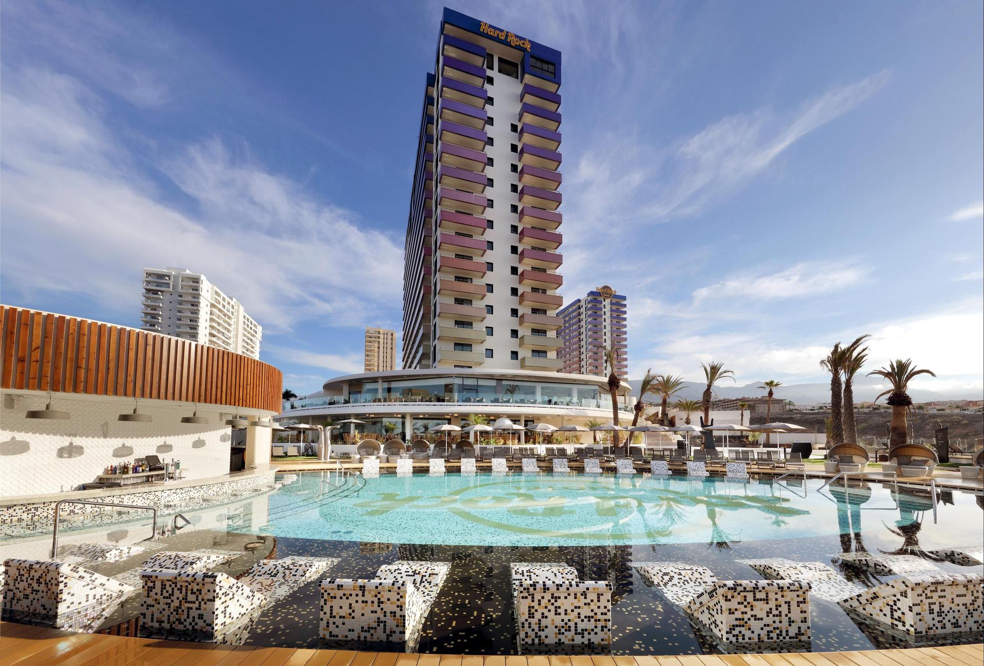 Panoramic view of the Hard Rock Hotel Tenerife