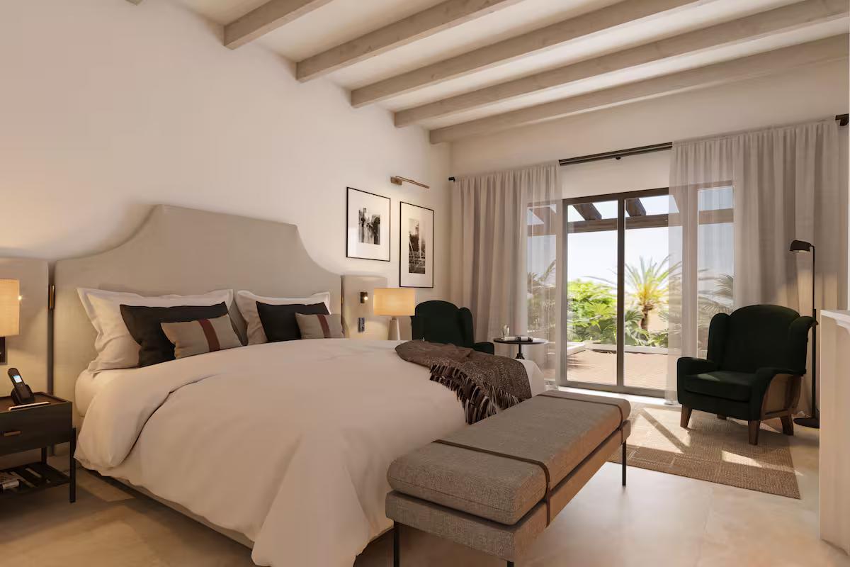 Double bed suite at Inmood San Roque Hotel Sotogrande