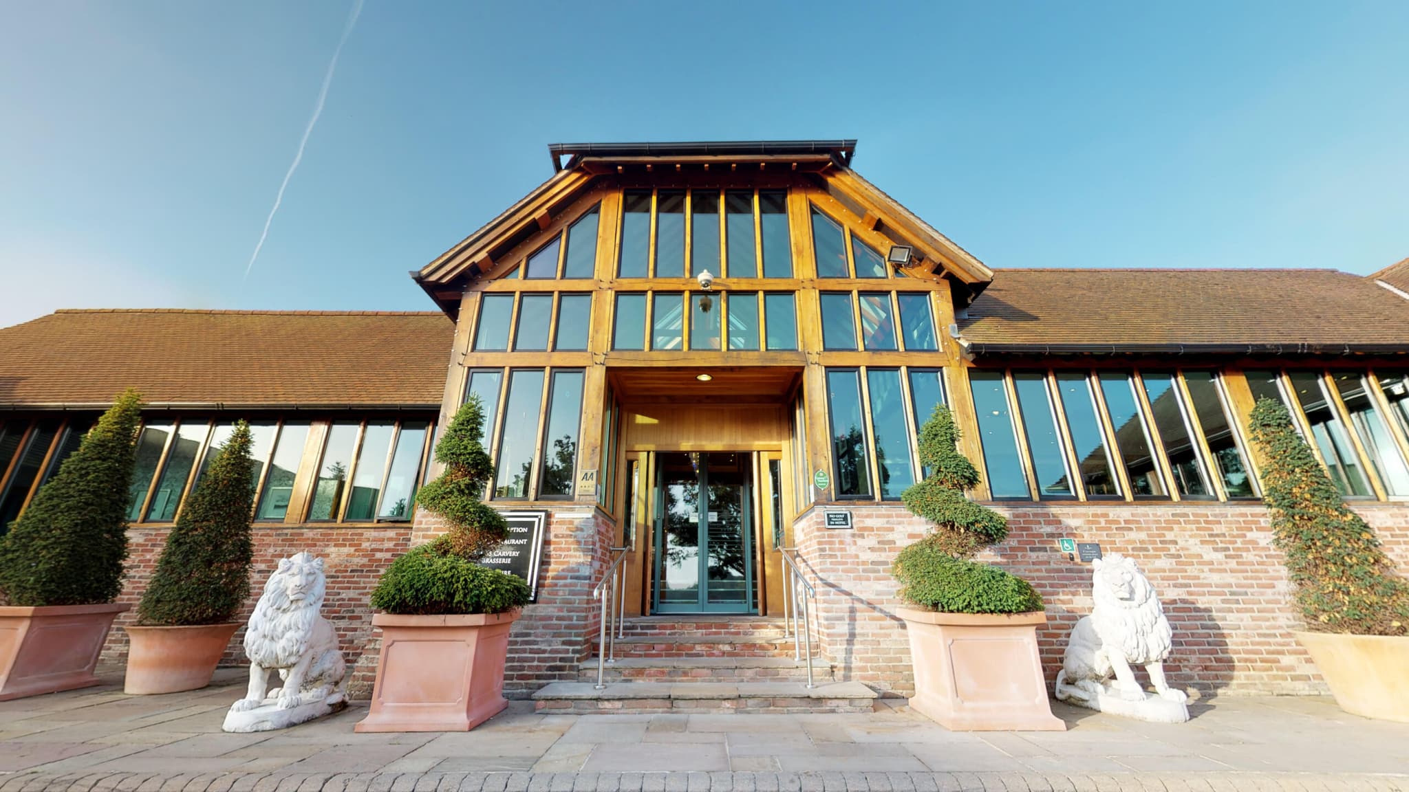 Entrance of the resort