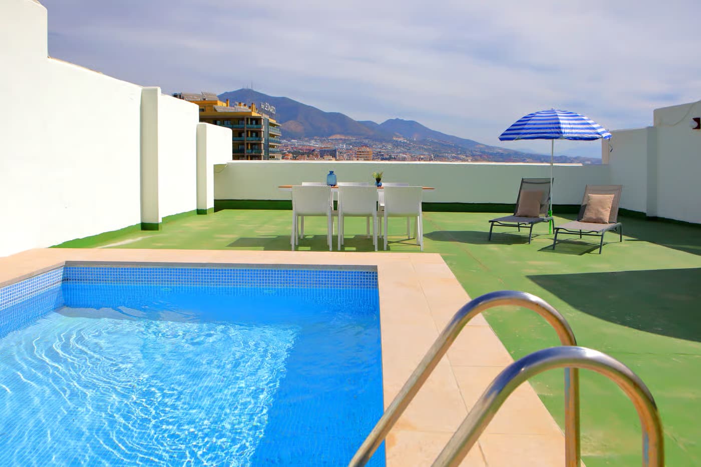 Rooftop pool at the PYR Fuengirola