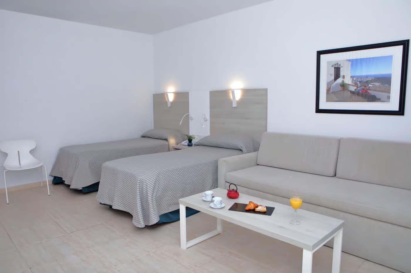 Tin bed room at the PYR Fuengirola