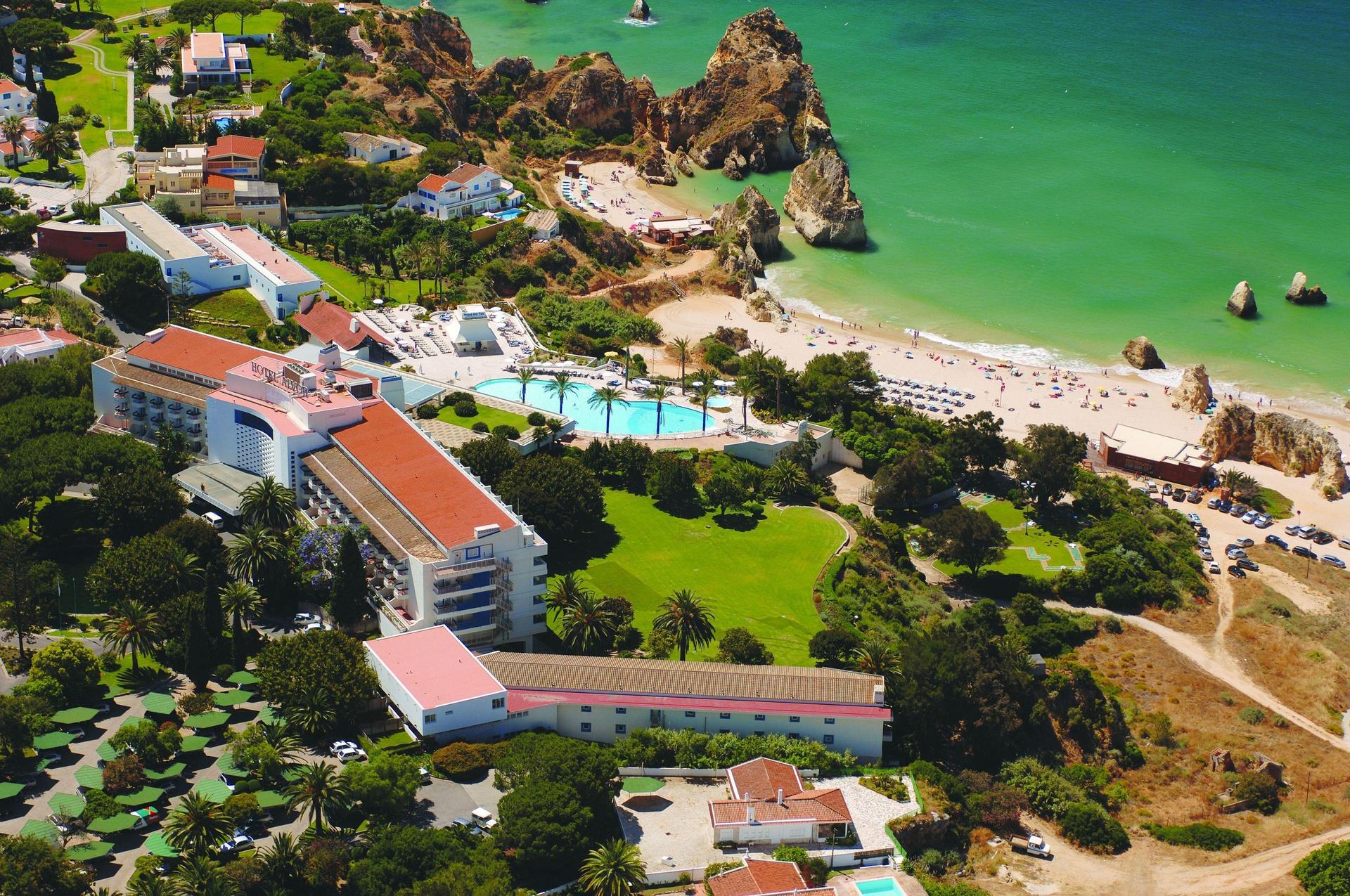 Aerial view of the Pestana Alvor Praia Premium Beach & Golf Resort