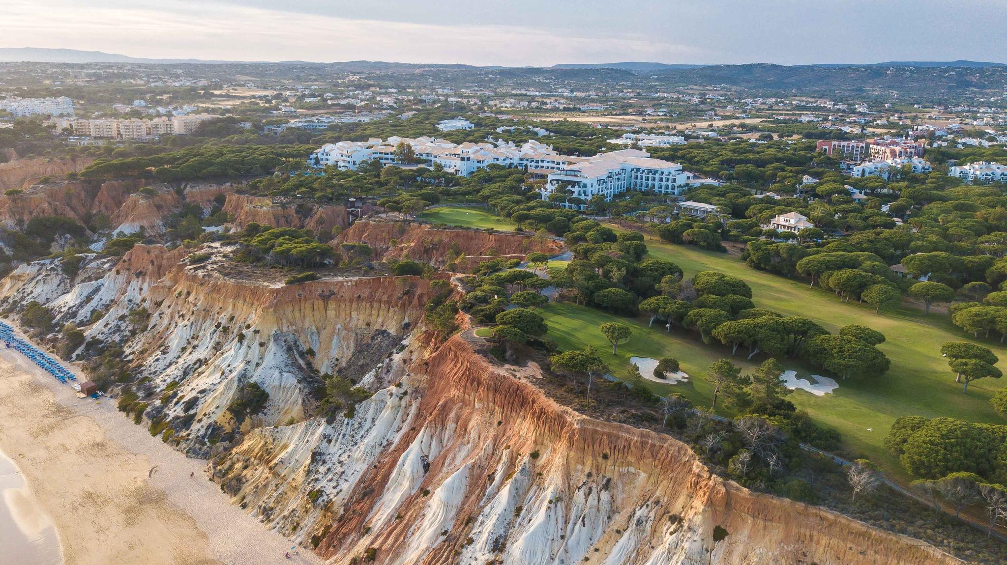Overhead view of the Pine Cliffs Resort