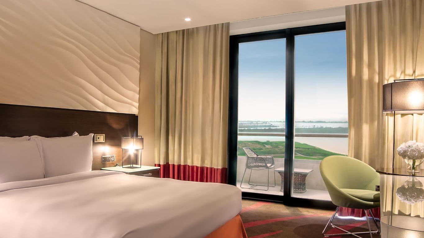 Double bed suite at the Radisson Blu Hotel Abu Dhabi Yas Island