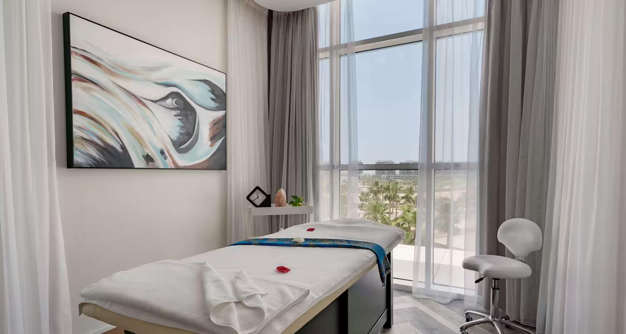 Spa facilities at the Radisson Dubai Damac Hills