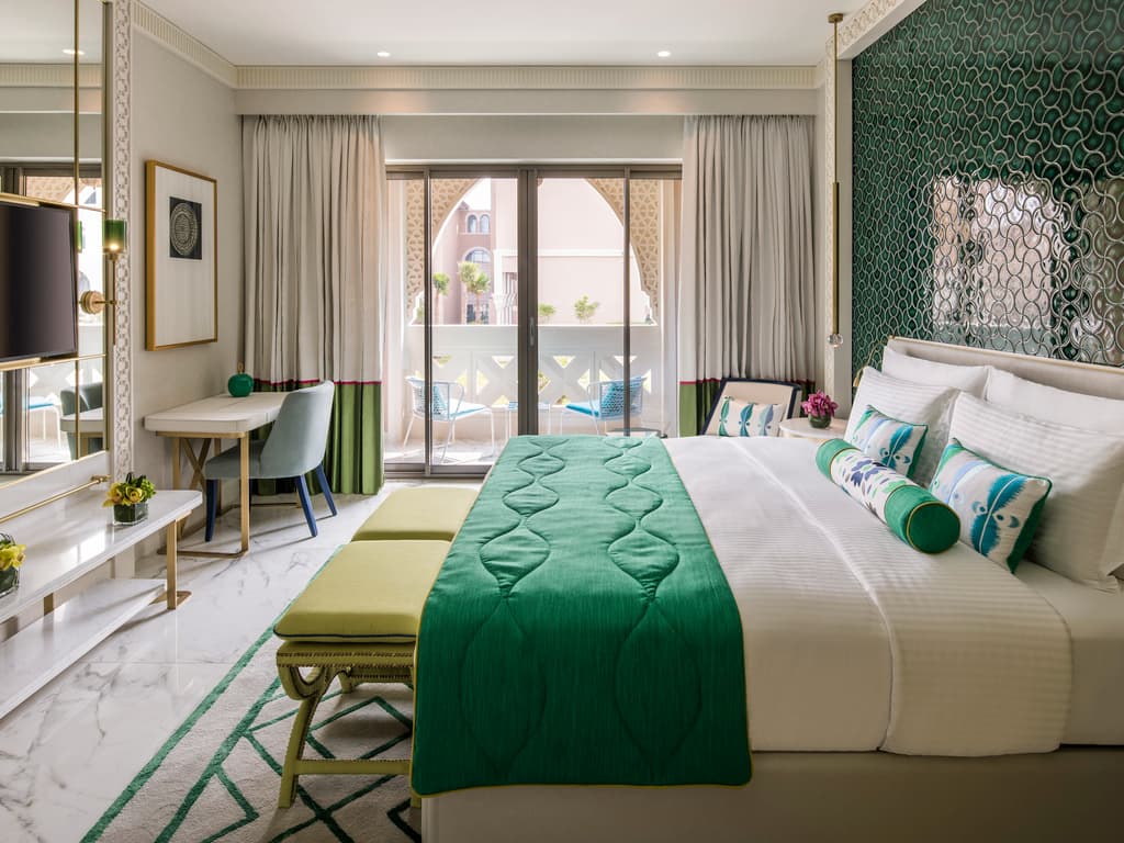 Double bed suite at the Rixos Premium Saadiyat Island