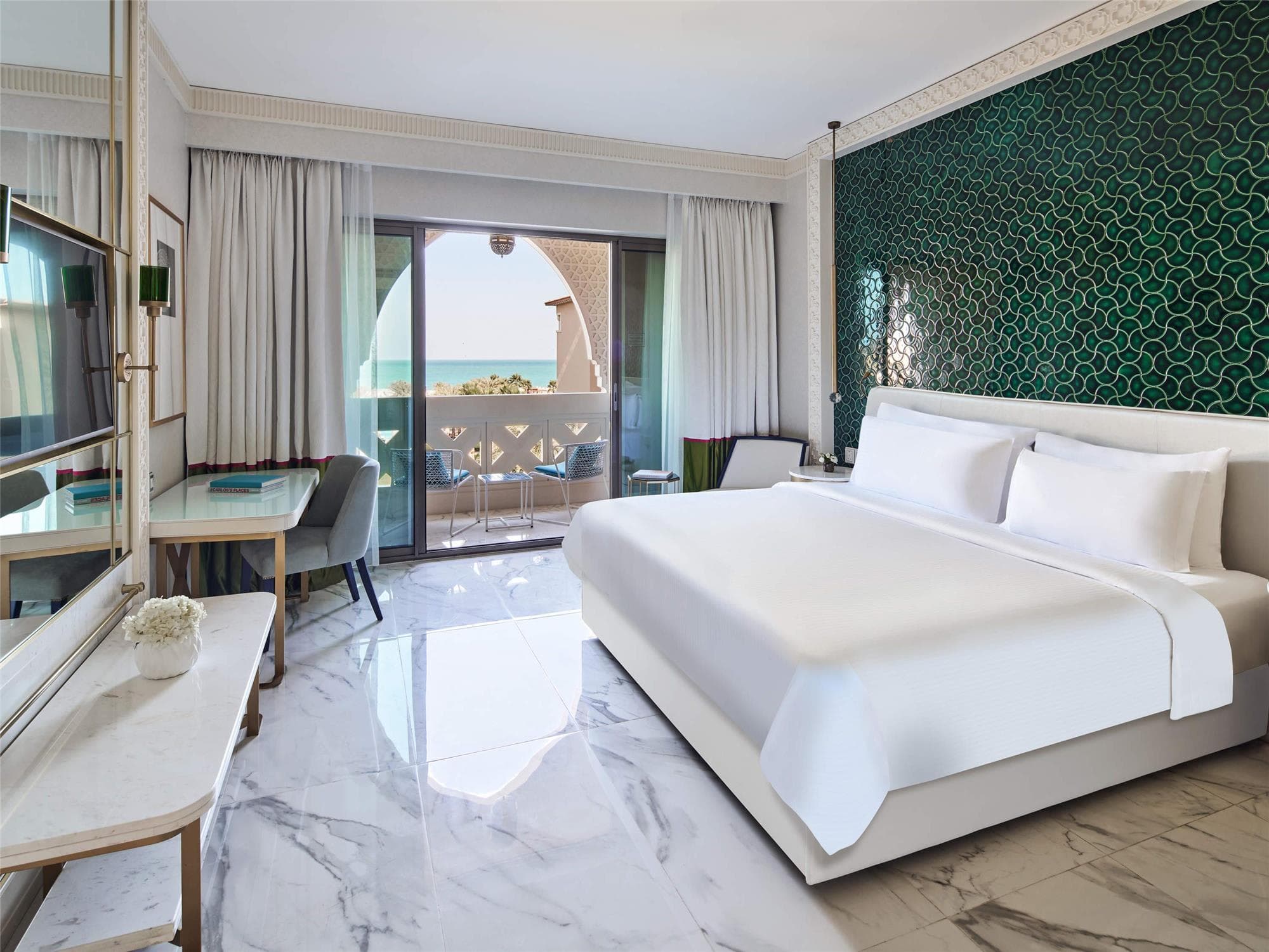 Double bed suite at the Rixos Premium Saadiyat Island