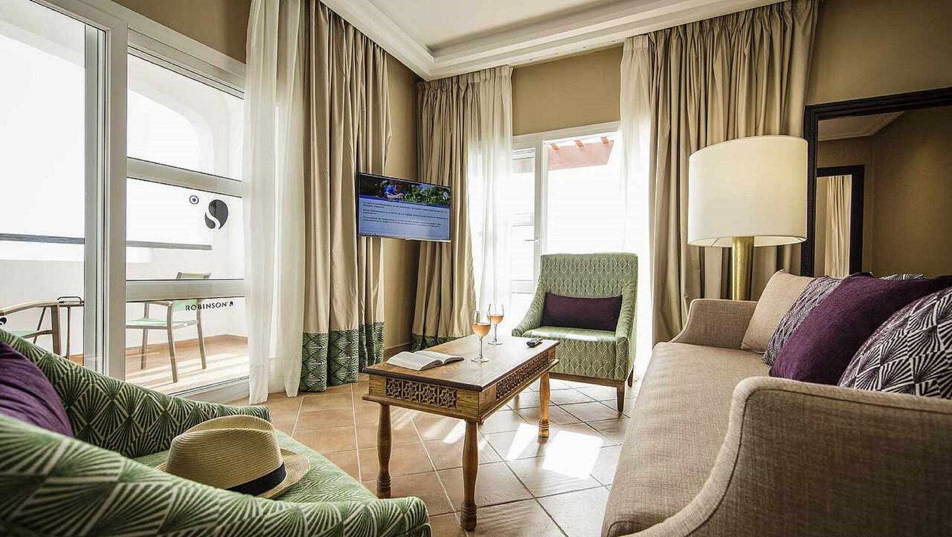 Living room as part of a villa at the Robinson Agadir