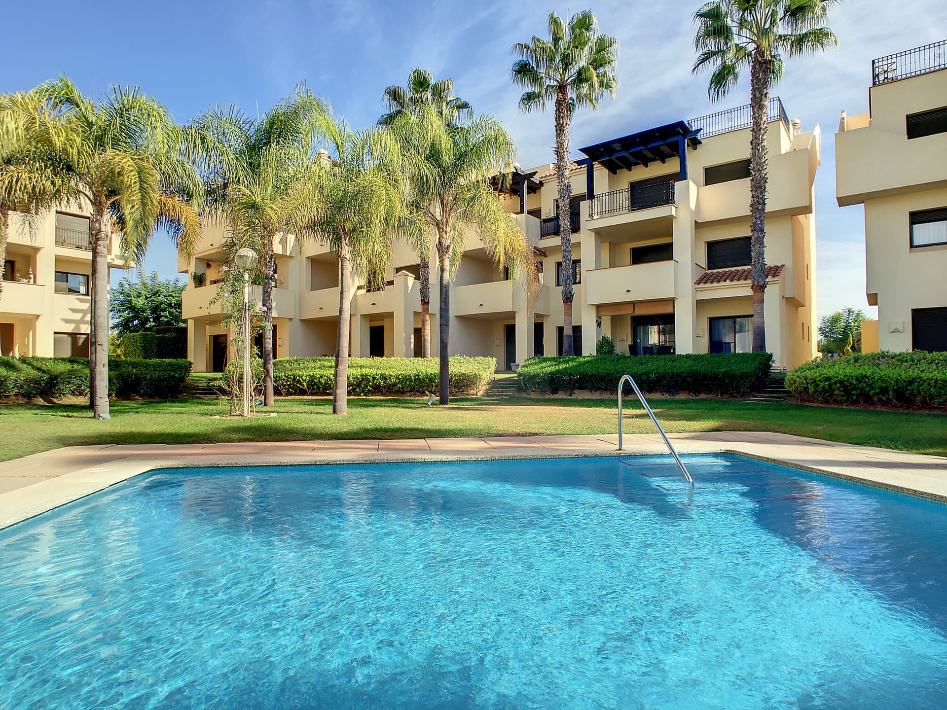 Outdoor pool area