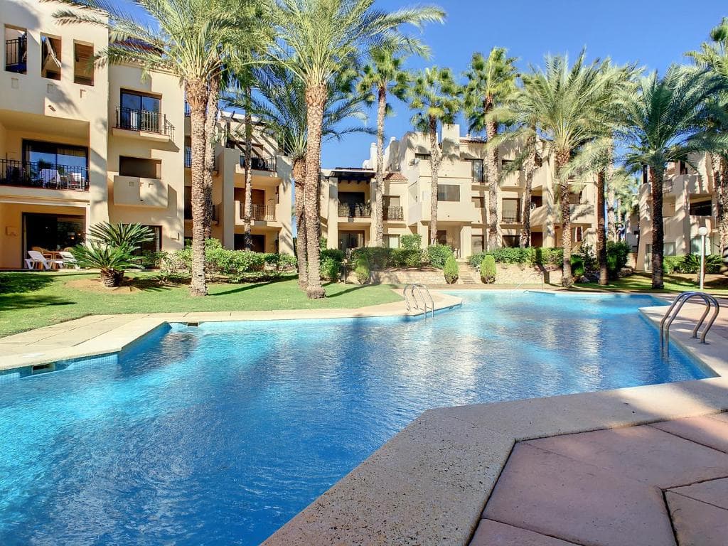 Outdoor pool area