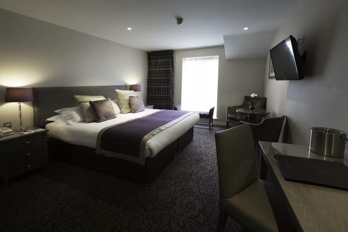 Double bed suite at the Sandford Springs Hotel & Golf Club